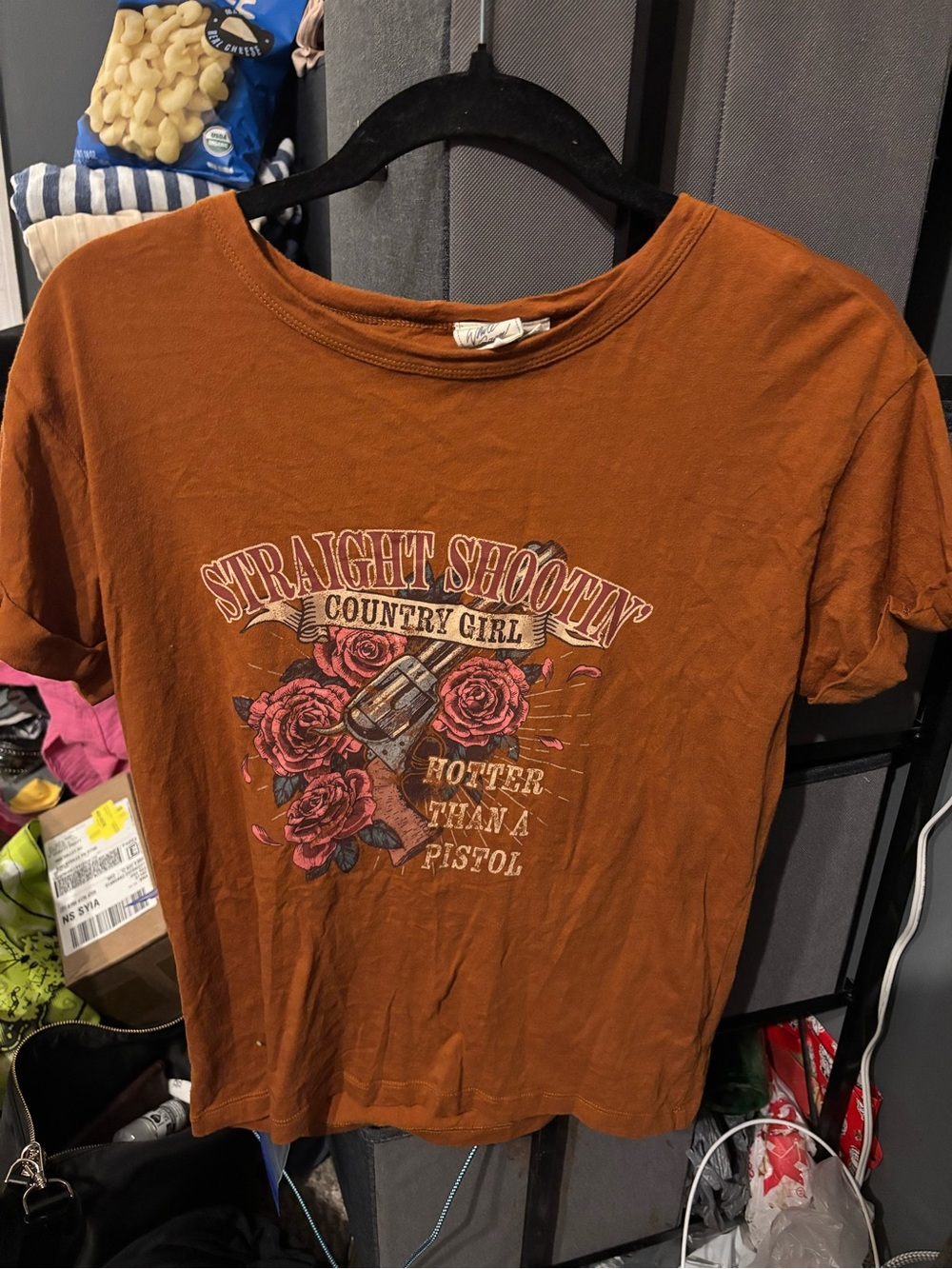 White Crow Straight Shootin' Country Girl Graphic Tee - Small